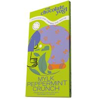 The Chocolate Yogi Mylk Peppermint Crunch Chocolate